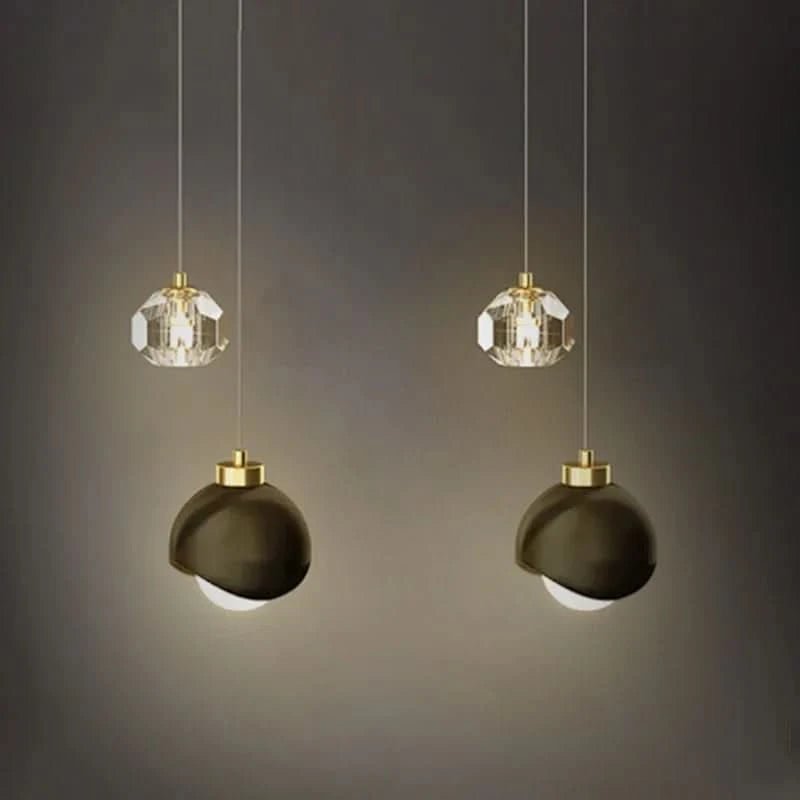 Theresa LED Pendant Light Crystal Globe Lighting
