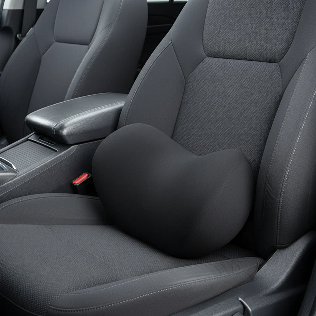 Komfortor – Memory Foam Car Neck & Lumbar Support For Ergonomic Seating Comfort