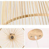 Bamboo Pendant Light In Teepee Style Made Of Rattan And Bamboo Environmentally Friendly Modern