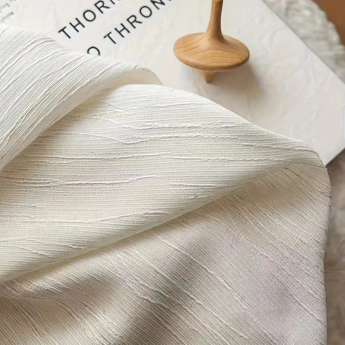 WABIORA - Wabi-Sabi Crinkle Curtains For Living Spaces