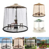 Ökoschild Mosquito Net – Mosquito Net For Parasols Up To 4 m – Adjustable And With Zipper