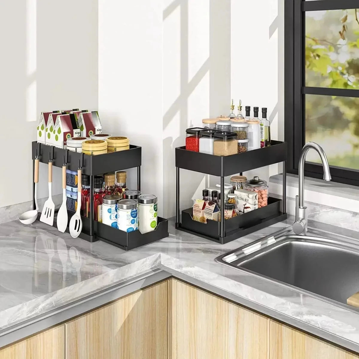 ÖkoRaum - 2-Tier Under-Sink Shelf