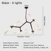 ORLETHIA – Modern Ceiling Light Made of Iron and Glass