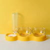 KARLFEAST - 3-in-1 Feeder with Water Dispenser and Elevated Bowl