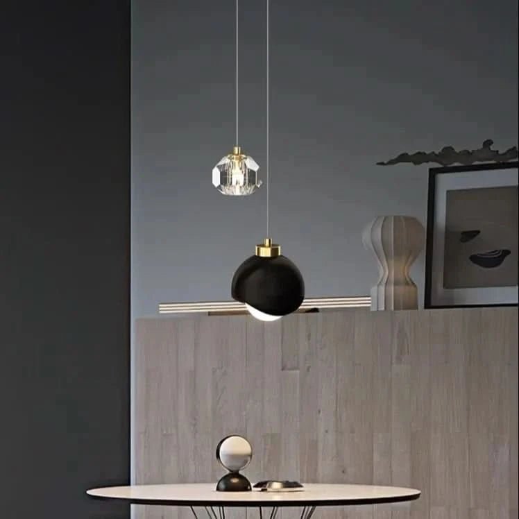 Theresa LED Pendant Light Crystal Globe Lighting