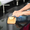Rechteckige Käse- und Butterdose mit Bambusbrett