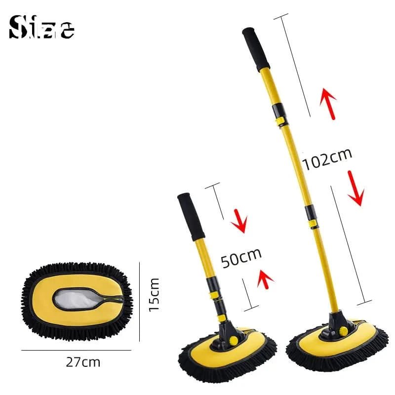 GlanzFlex Vehicle Mop - For Streak-Free Cleaning With Flexibility