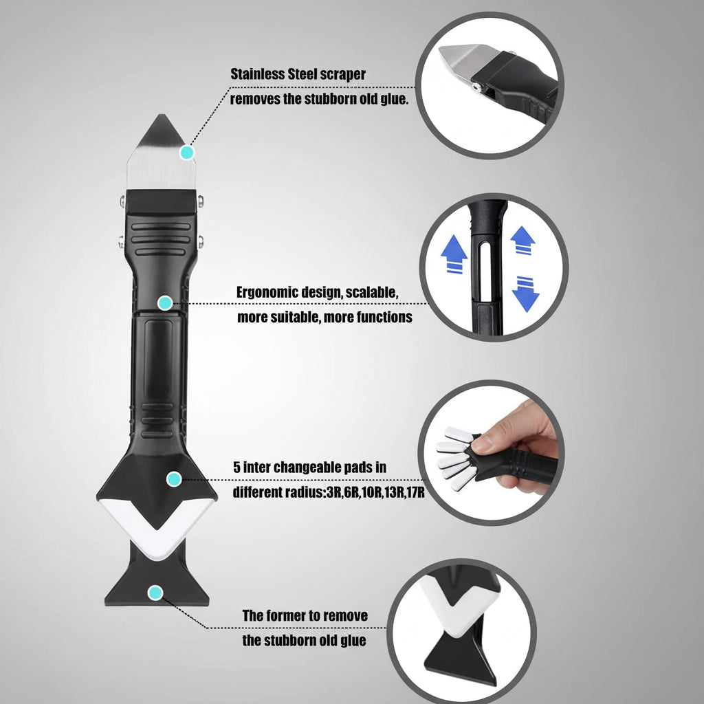 SilikonProfi - 3-in-1 Silicone Sealing Tools