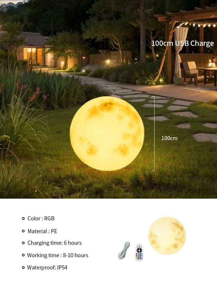 GLAVINA Moon Lights Indoor and Outdoor Waterproof Design Smart Control Garden Light