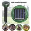 Ultraguard Animal Repellent - Ultrasonic Animal Repellent with LED Light - Weatherproof and Battery Operated