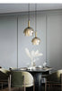 OPHIRA Pendant Light With Double Glass Modern Glass Design Metal Details Atmospheric Lighting