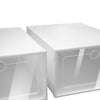 Shoe Box Storage Set - 24 Stackable & Clear Shoe Boxes for Space-Saving Organization & Overview