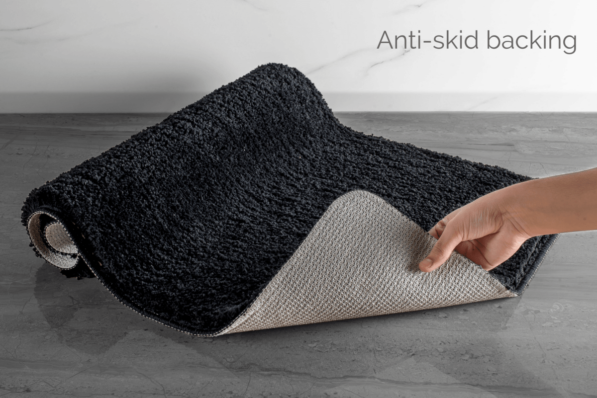 Veluvia Comfort Mat | Ultra-Soft Microfiber Bath Mat | Quick Drying & Non-Slip