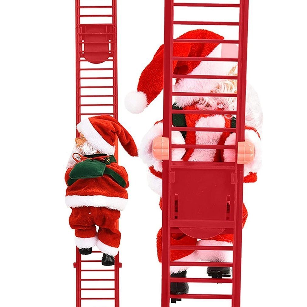 SANTACLIMB – Musikalischer Weihnachtsmann auf der Leiter für festliche Dekoration 2