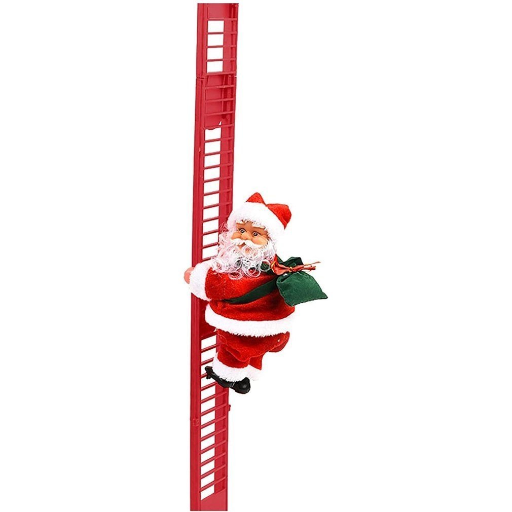 SANTACLIMB – Musikalischer Weihnachtsmann auf der Leiter für festliche Dekoration 3
