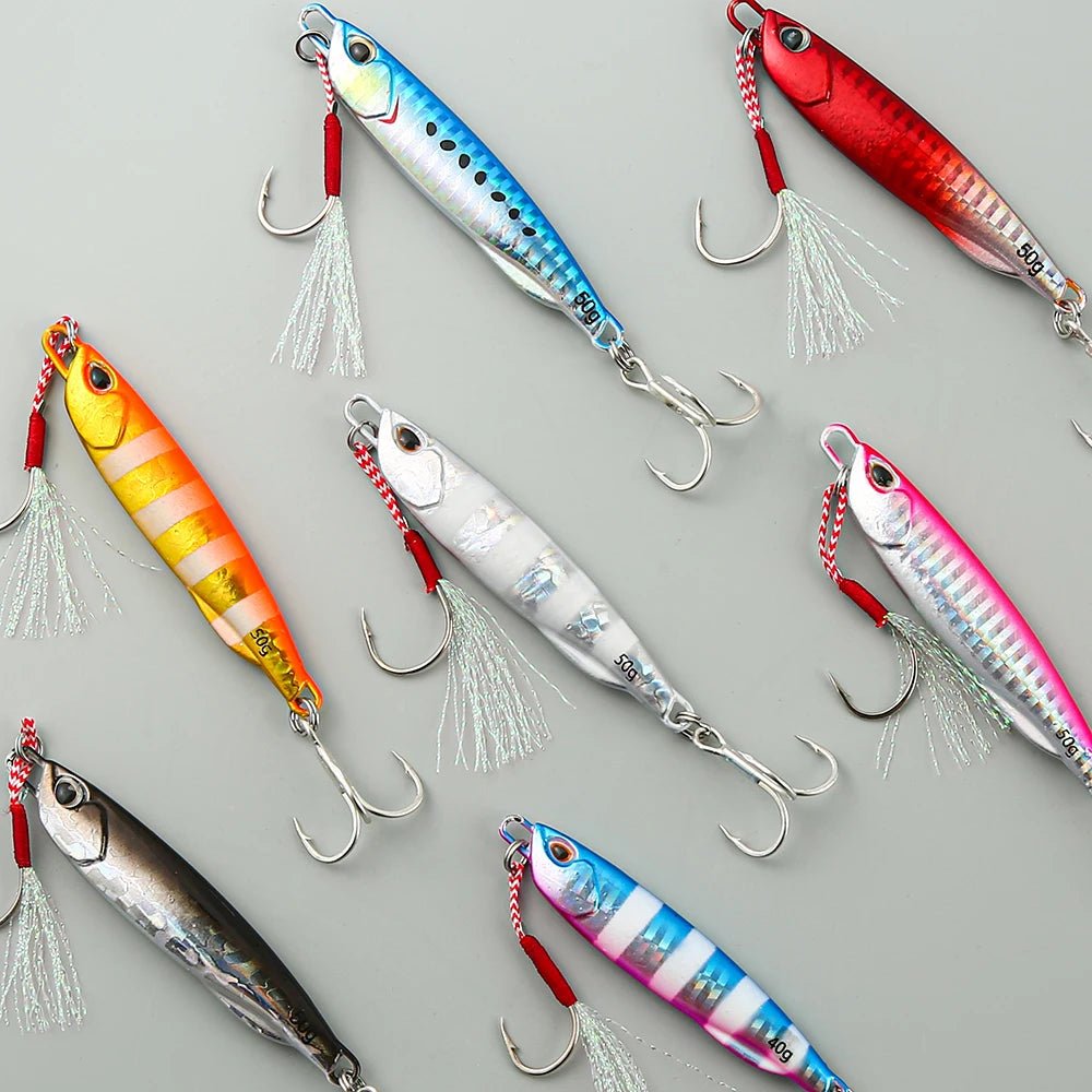 SEABLADE – Metall Jig Löffel für Meerbass und effektives Salzwasser-Jigging 2