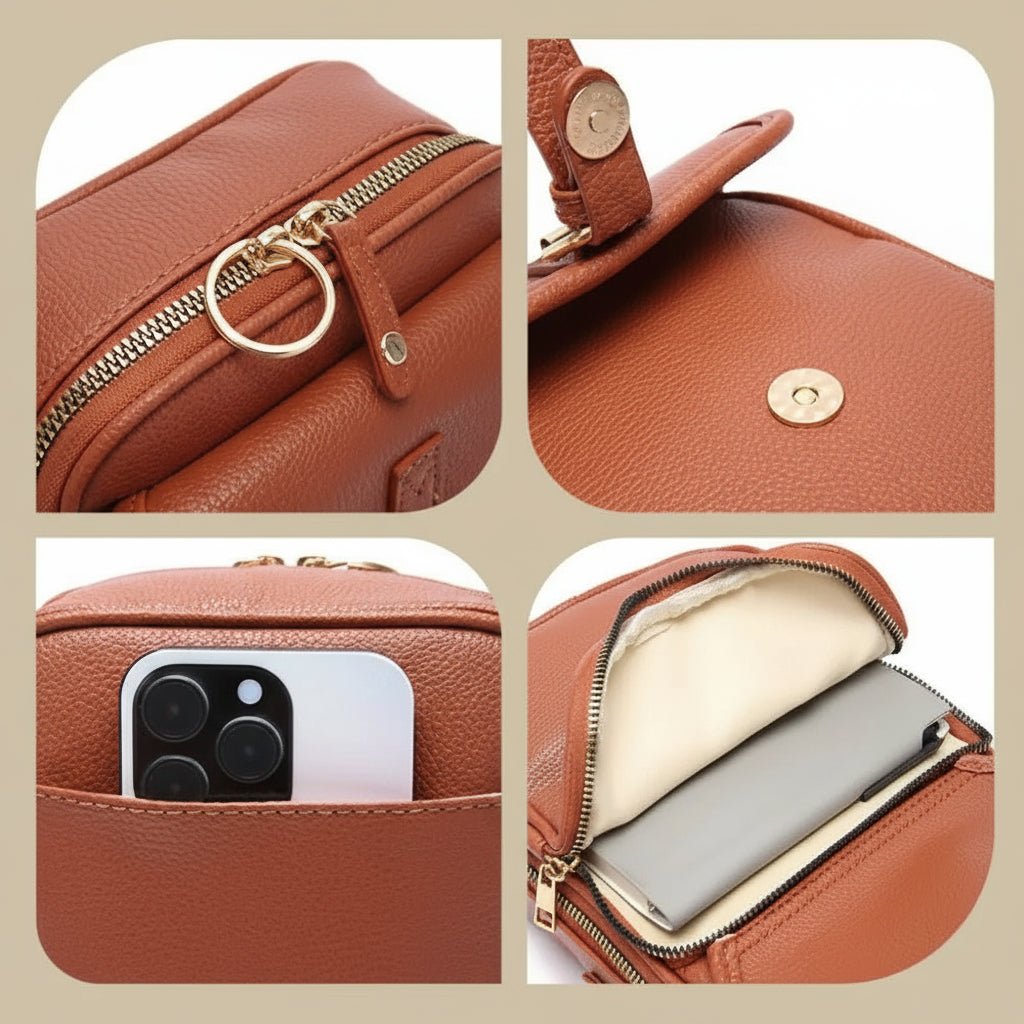 SECURASLING – Kompakte Diebstahlschutztasche mit verstellbarem Gurt und geräumigem Stauraum 5