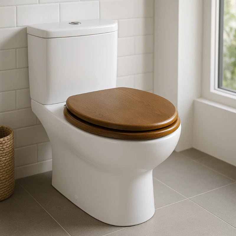 SERENASEAT – Eleganter Toilettensitz aus Holz mit Soft-Close-Funktion und langlebiger Sperrholzkonstruktion 1