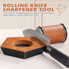 Edge Craft Sharpening Roller - Manual Knife Sharpener With 5 Adjustable Sharpening Angles For Sharp Knives