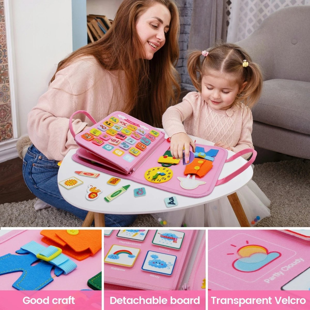 SKILLFRAME – Montessori-Multiaktivitätsbrett für die Koordination und frühkindliche Entwicklung 4