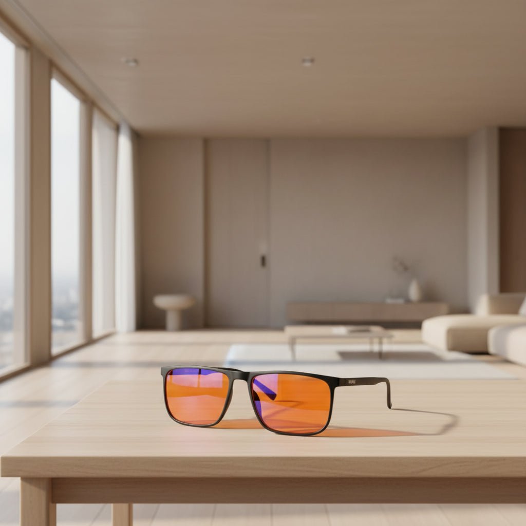SLEEPSAVIOR PRO – Rotlichtfilterbrille mit Blau- und Grünlichtfilter für tiefen Schlaf 3