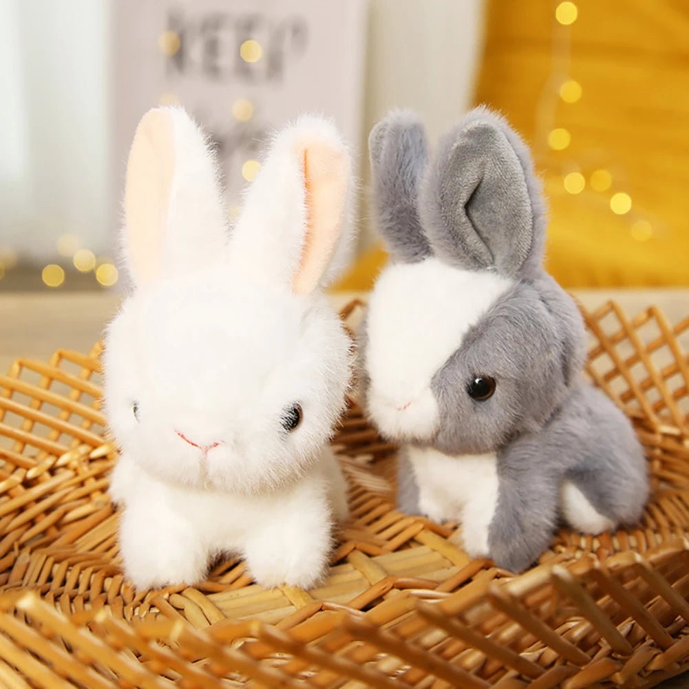 SLEEPYBUN – 14 cm weicher Plüschhase mit langen Ohren für Kinder und Babys 3