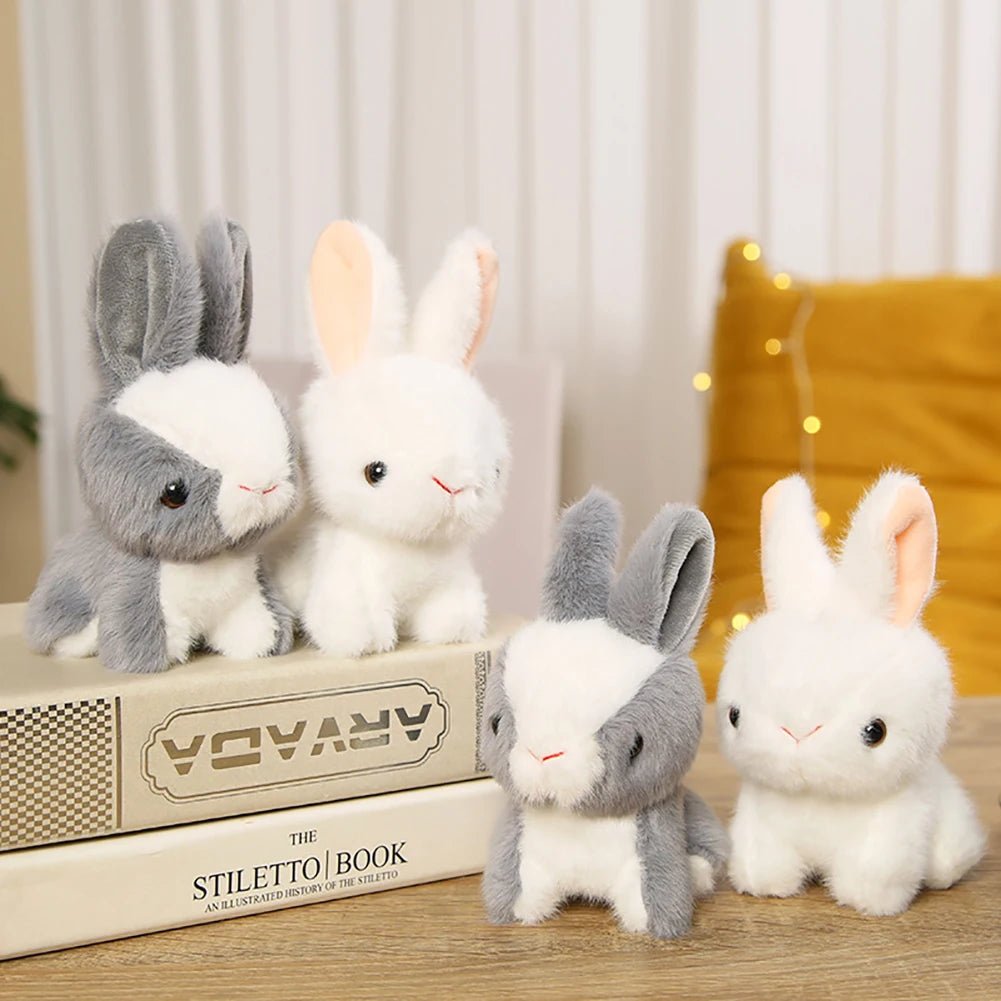 SLEEPYBUN – 14 cm weicher Plüschhase mit langen Ohren für Kinder und Babys 5