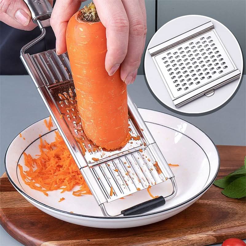 Slice by Slice – Versatile Kitchen Cutter with 4 Stainless Steel Blades