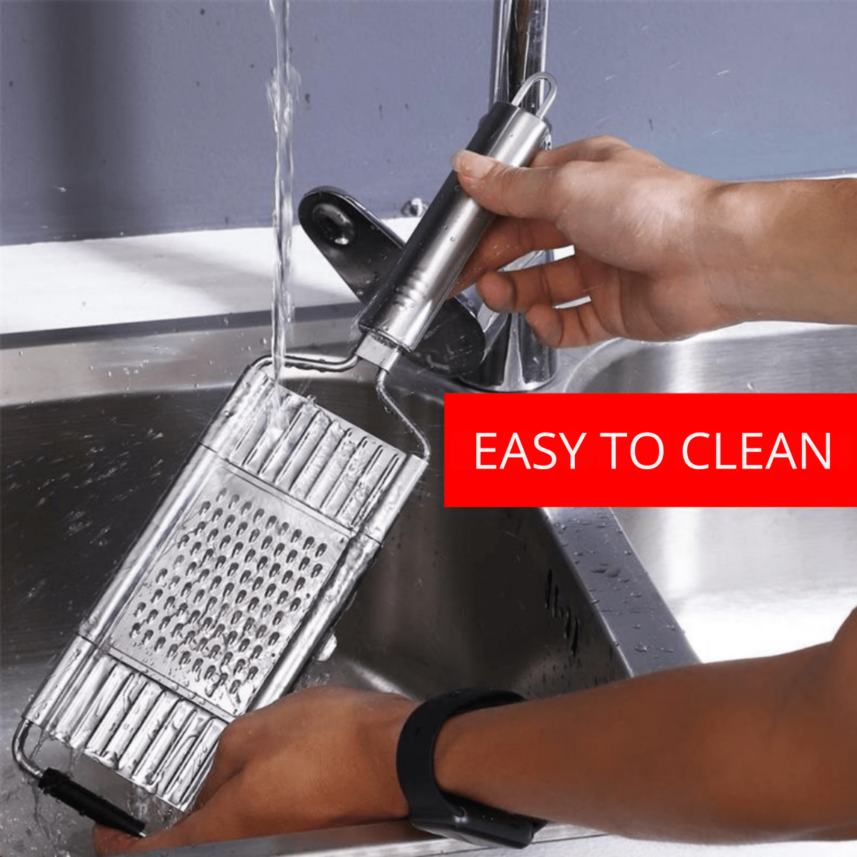 Slice by Slice – Versatile Kitchen Cutter with 4 Stainless Steel Blades