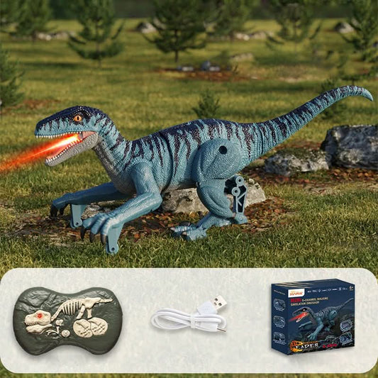 RoarBot RC Dinosaur - Remote Control Dinosaur with Light, Sound, and Mist