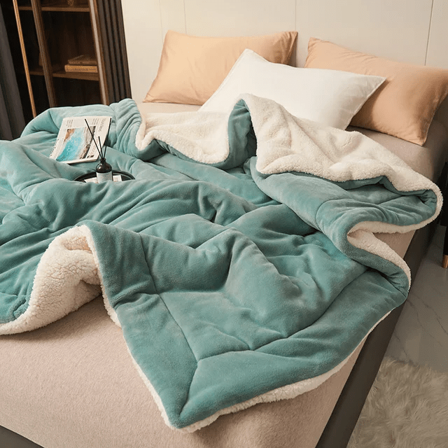 SOFTHUG LUXE – Plüschige Flanell-Fleecedecke für Komfort und Stil 6