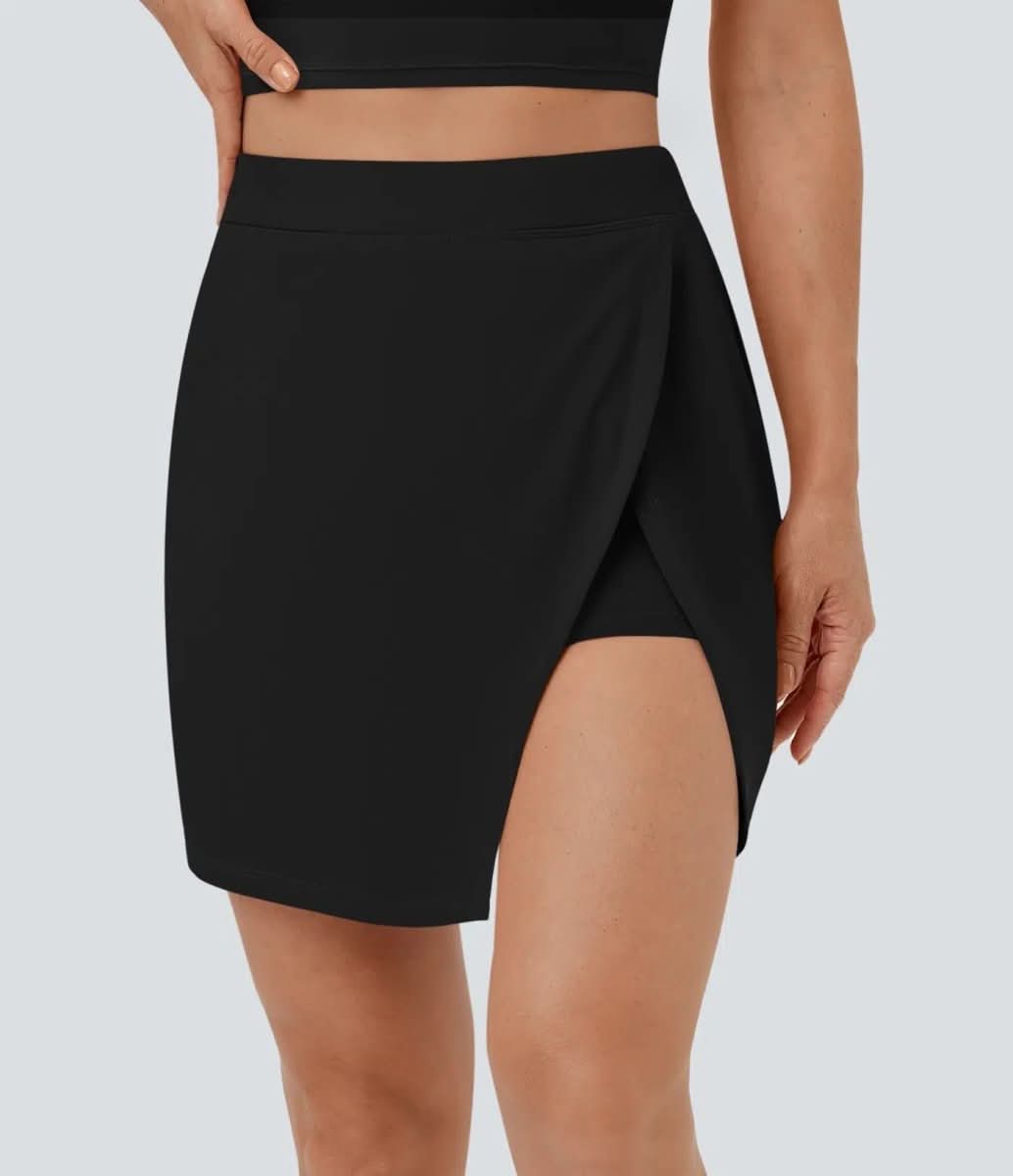 SanftNull Rock – Ultraleichter Sportrock mit Kurzhose & Taille-Bund