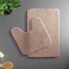 LuxusSchritt Badematte | Weiche Mikrofaser Matte | Rutschfest Schnell Trocknend | Badezimmerteppich