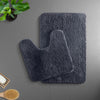 LuxusSchritt Badematte | Weiche Mikrofaser Matte | Rutschfest Schnell Trocknend | Badezimmerteppich