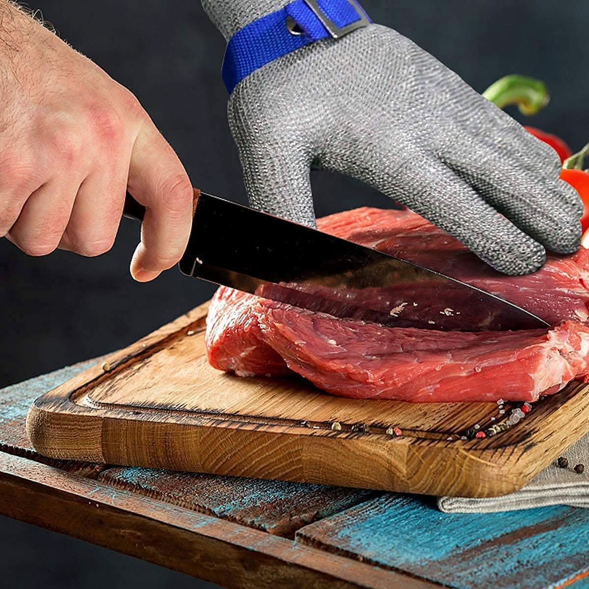 StahlSicherheit Profi – Stainless Steel Safety Gloves With Maximum Cut Resistance