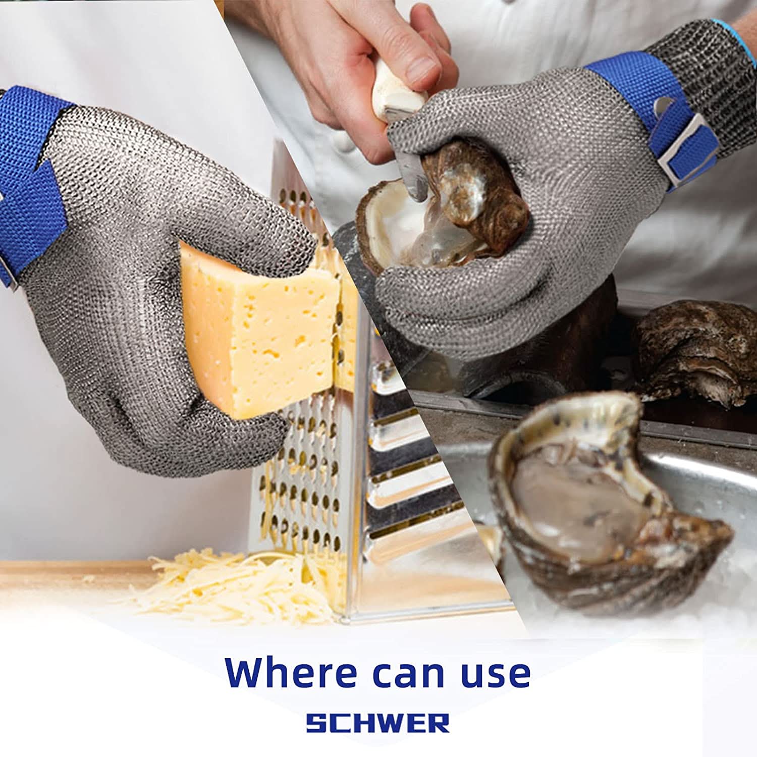 StahlSicherheit Profi – Stainless Steel Safety Gloves With Maximum Cut Resistance