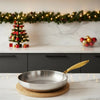 STEELTRIQ – 316 Edelstahl-Bratpfanne mit 7-Schicht-Design, 2 mm Wandstärke und Induktionskompatibilität 2