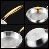 STEELTRIQ – 316 Edelstahl-Bratpfanne mit 7-Schicht-Design, 2 mm Wandstärke und Induktionskompatibilität 6