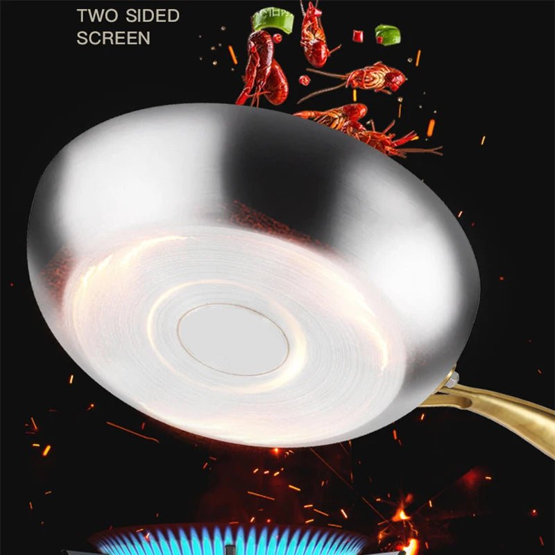 STEELTRIQ – 316 Edelstahl-Bratpfanne mit 7-Schicht-Design, 2 mm Wandstärke und Induktionskompatibilität 8