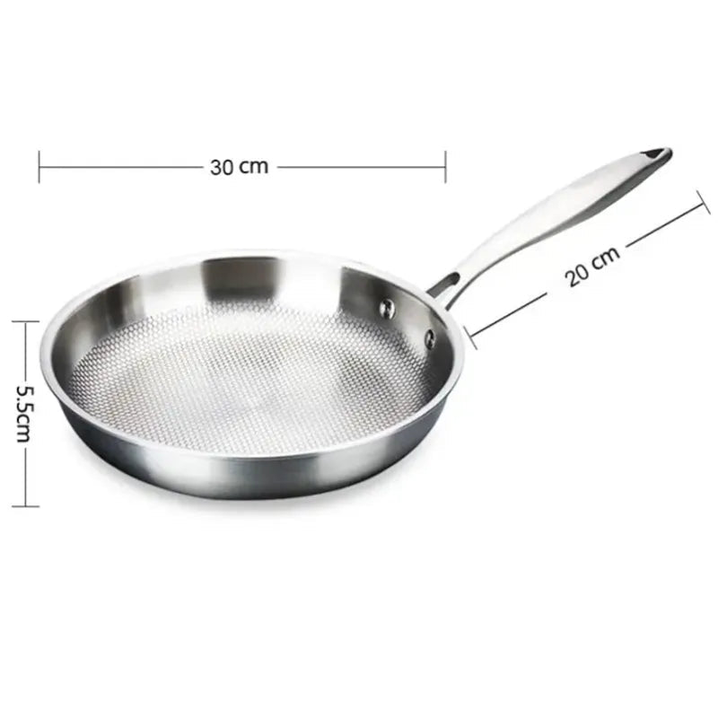 STEELWOK – Bratpfanne aus Edelstahl 304 für Gas- und Induktionsherde 2