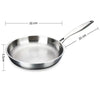STEELWOK – Bratpfanne aus Edelstahl 304 für Gas- und Induktionsherde 2