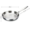 STEELWOK – Bratpfanne aus Edelstahl 304 für Gas- und Induktionsherde 3