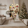 STITCHMAS – DIY-Set für herzförmigen Weihnachtsschmuck mit Stickstoff und Garn 1