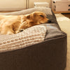 STRETCHNEST – Großes kratzfestes Hundebett mit orthopädischer Wirbelsäulenunterstützung 3