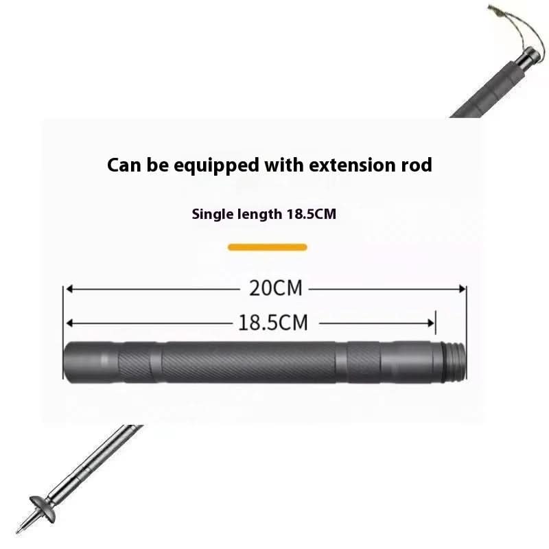 Survival Staff - Foldable Trekking Pole with Integrated Multi-tool