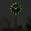Veritas Luminous Wooden Clock Stylish Time Display Natural Elegance and Functionality