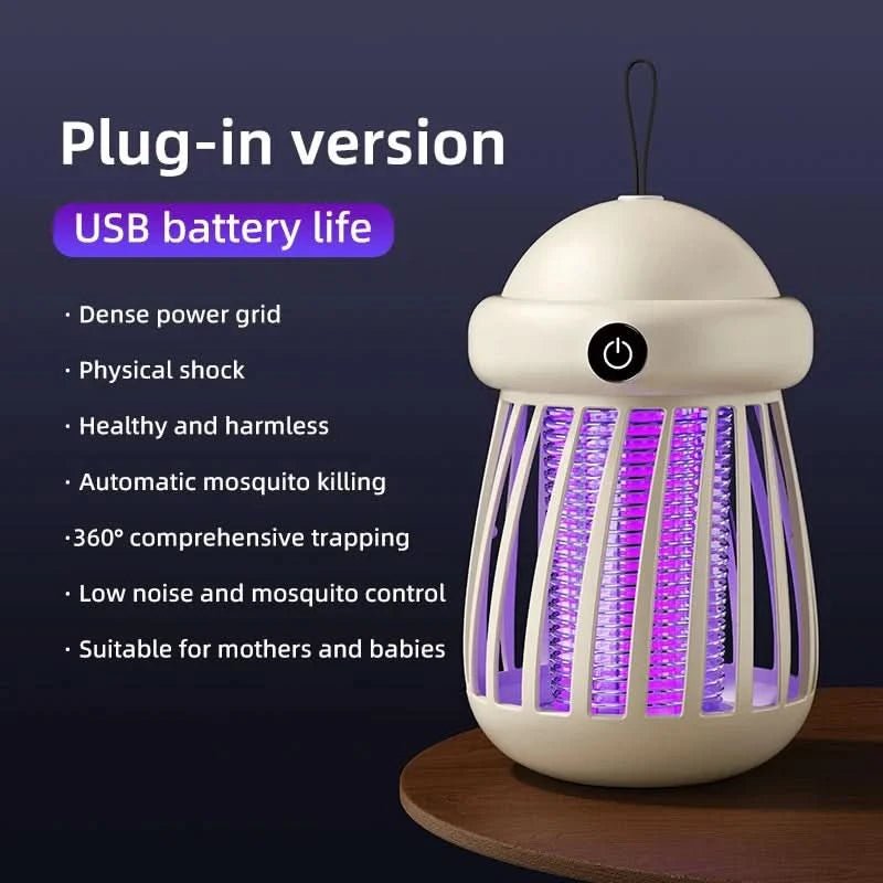 LumaGuard Insect Killer - Silent Mosquito Protection With UV Light & Power Grid