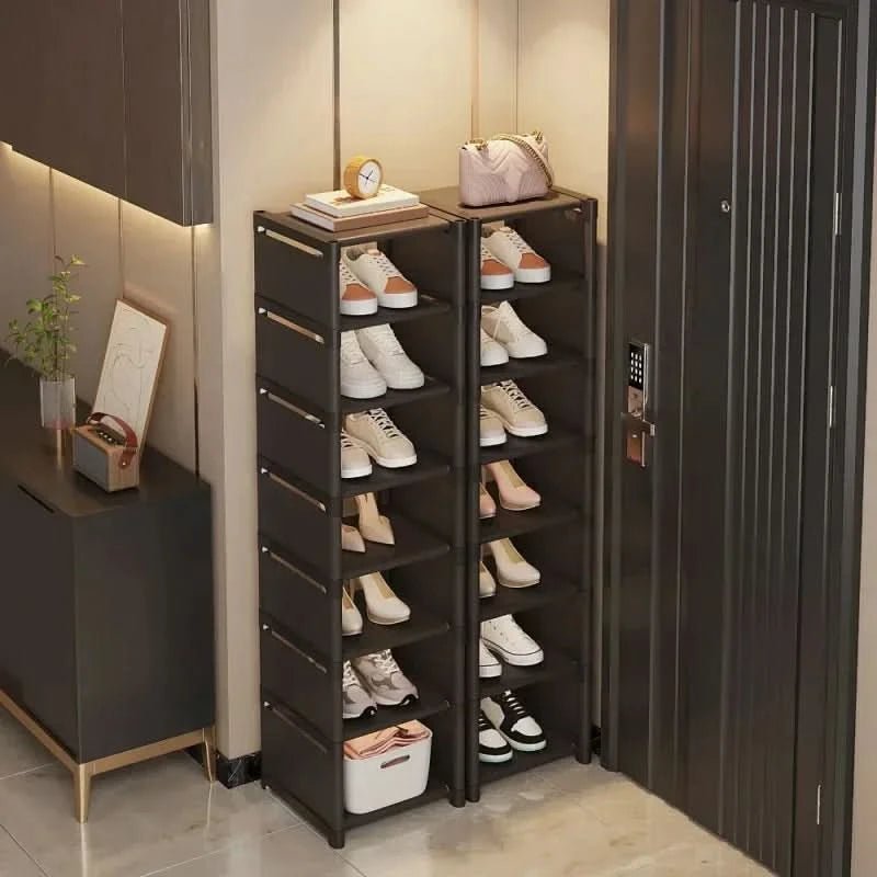 Shoe Corner Shelf – Stackable Shoe Rack for Corners – Space-Saving Organization with Style