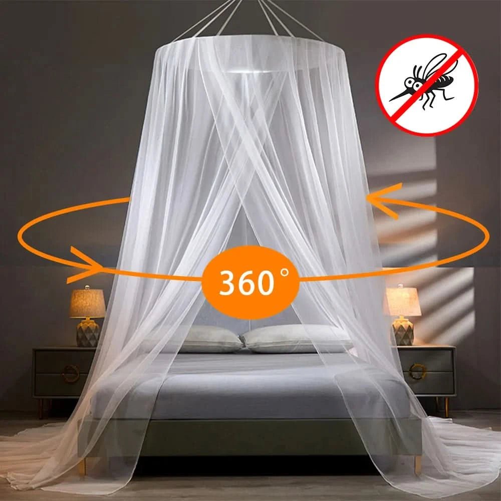 Bed Mosquito Net – Foldable Mosquito Net for Beds & Travel – Effective Insect Protection for Single & Double Beds