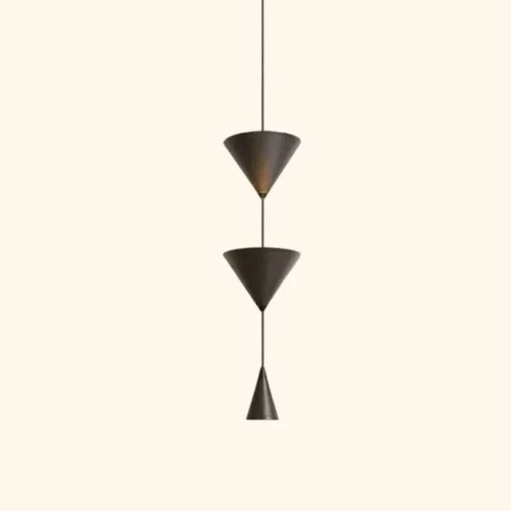 LUCINE Minimalist Double Cone Pendant Light